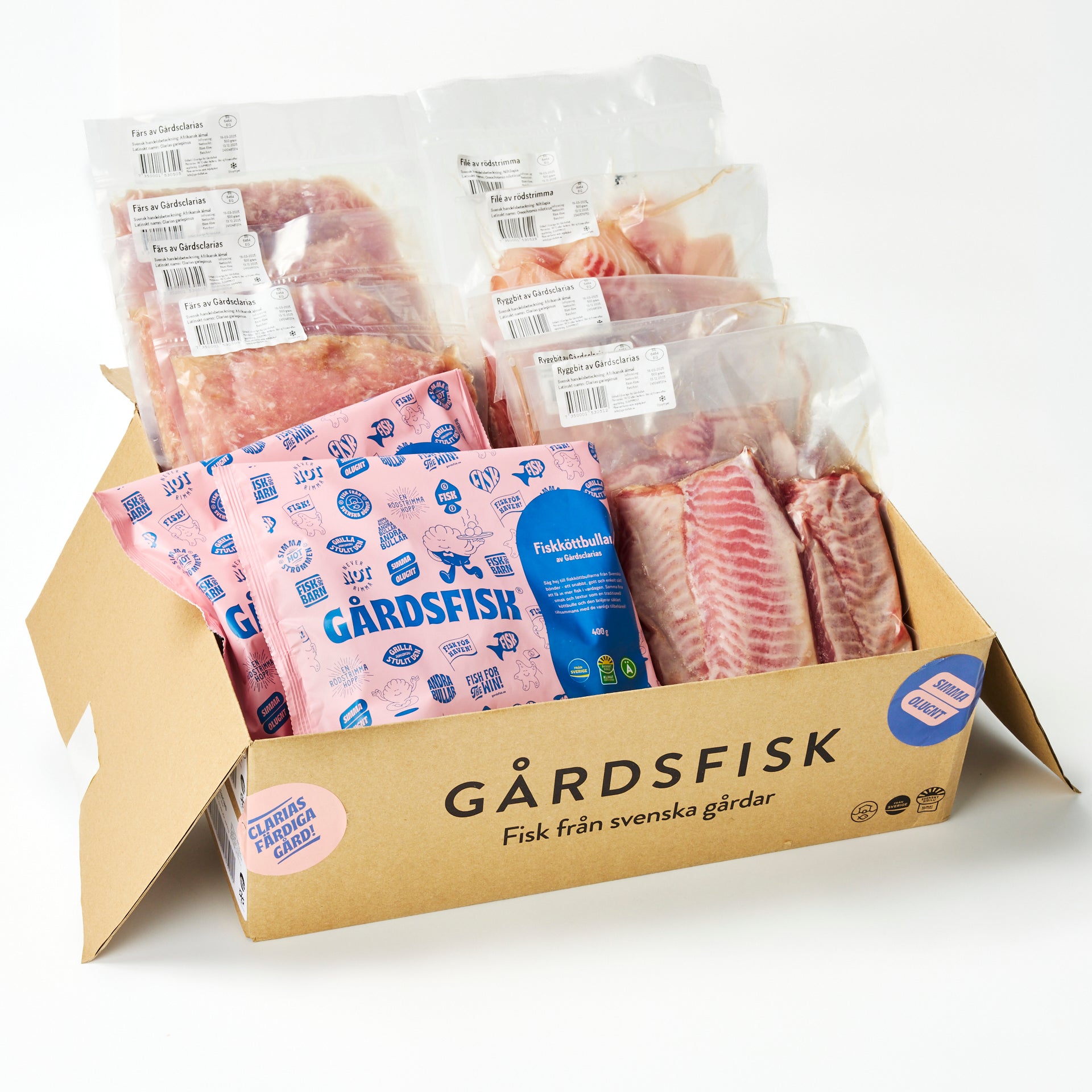 Fisk ca 4,5kg - Klimatcertifierad låda (FRYST)
