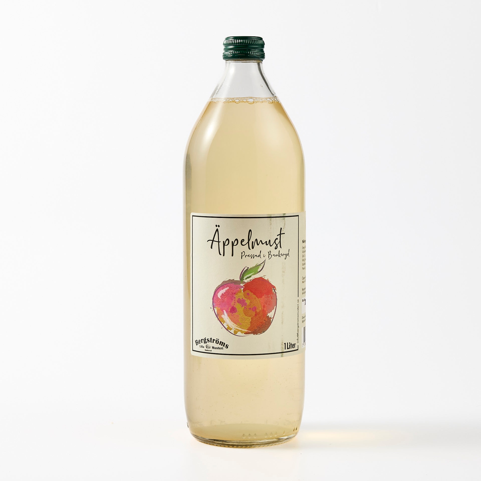 Äppelmust 1 l pressad i Bankeryd