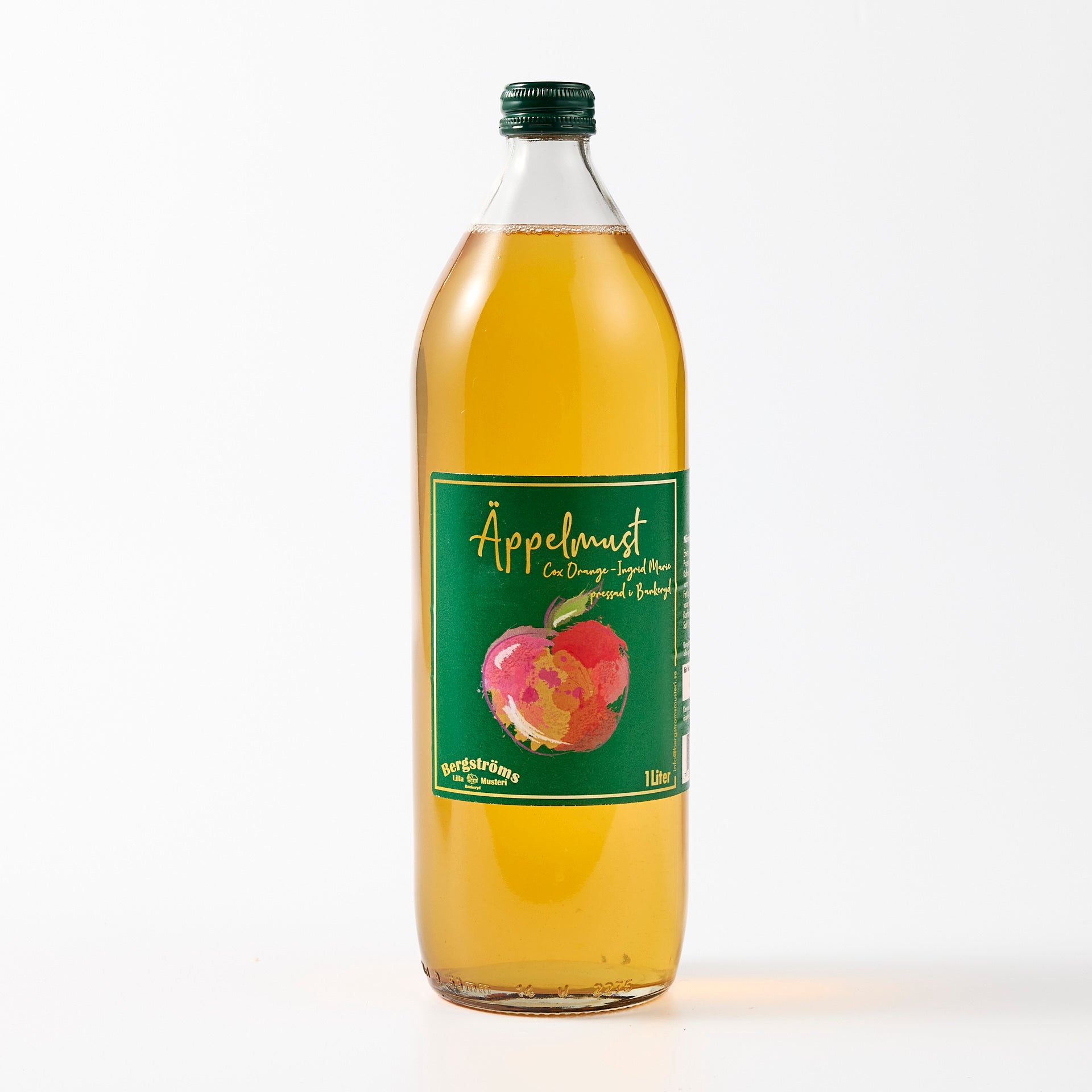 Äppelmust 1 l pressad i Bankeryd