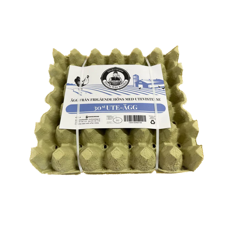 Ägg - Frigående höns utomhus 30-pack