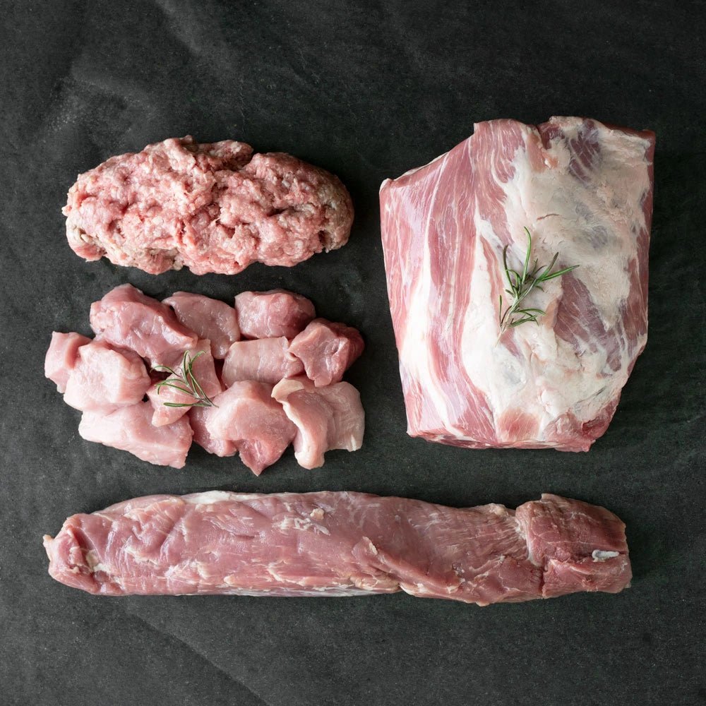 Halv gris - färdigstyckad - Mylla Sannakulla Lantgård