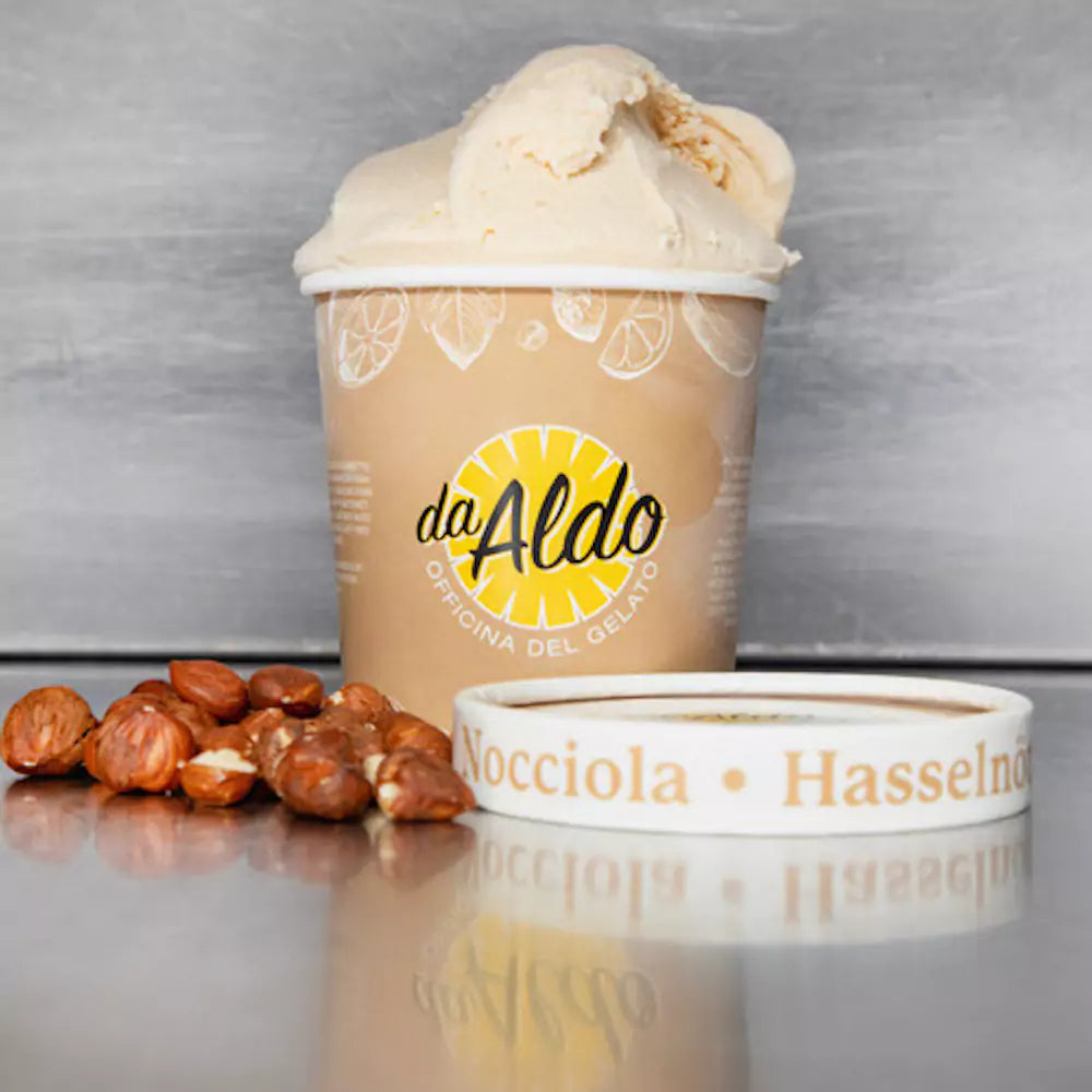 Gelato alla Nocciola - Hasselnötsglass 330ml fryst